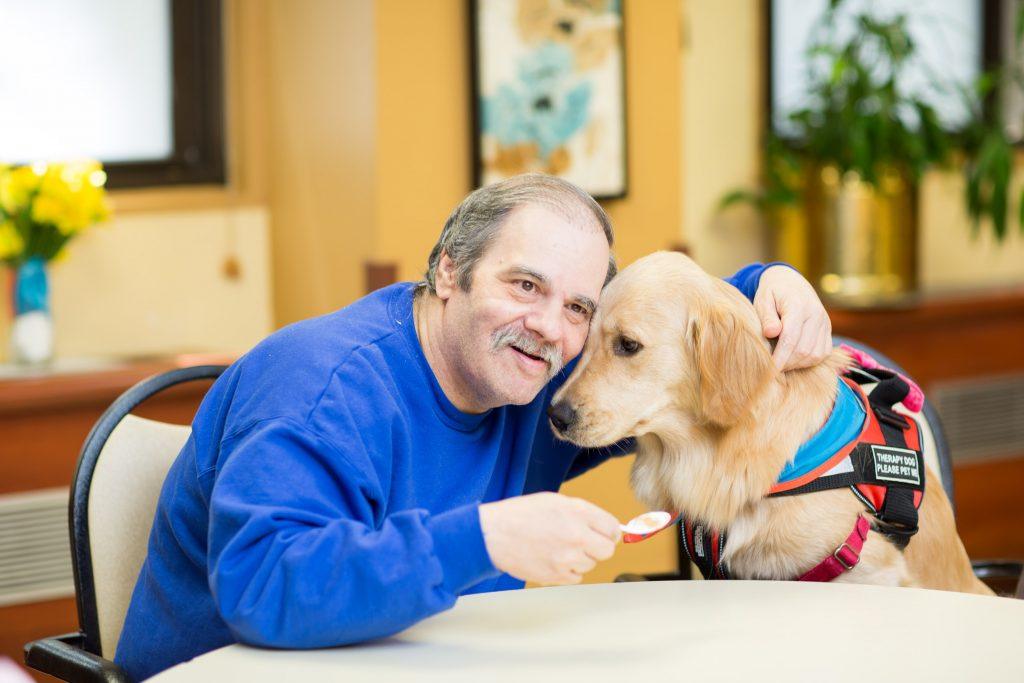 Animal assisted and pet recreation therapy nursing home queens ny